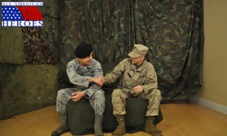 Corporal Anderson Drills Airman First Class Paolo