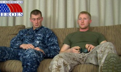 Petty Officer Aiden's First Gay BJ