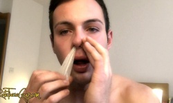 Simon Snorting A Condom