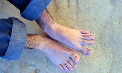 Dustin And His Big Hairy Feet