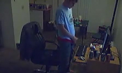Nanny Cam Catches Son Jacking