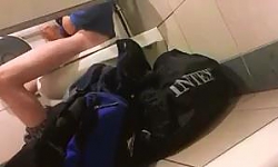 Spying On Bathroom Jacker