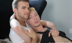 Gabriel Clark Fucks a Double Cumshot Out of Leo