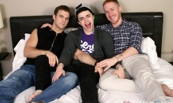 Gabriel Clark, Kennedy Carter and Jake Bass