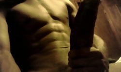 Feet Of Gut Crushing Black Cock