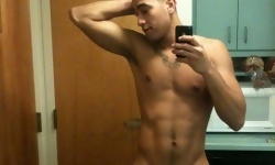 Big Dick Latino Cranks Out A Webcam Load