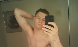 German Lad Plays With His Big Cock