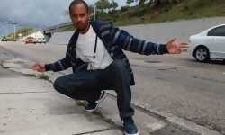 Thug Gets Banged Outdoors