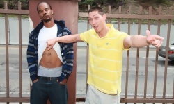 Thug Gets Banged Outdoors