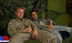 Airman Paolo's First Gay Hummer