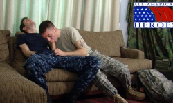 PFC Axel's First Gay BJ