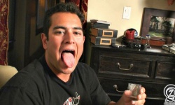 Adrian Drinks His Own Cum