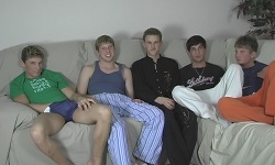 Five Boy Jerk And Suck Session