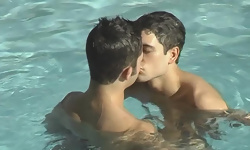 Poolside Cock Sharing Session