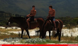 Mick Lovell and Kris Evans