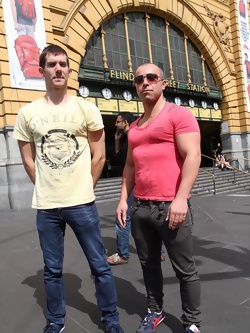 Aussie Mates Tommy and Marco