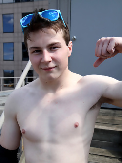 Damien Lance Naked Outside