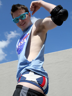 Damien Lance Naked Outside