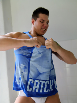Tom Lucas Flexing and Stripping