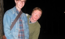 Boys Peeing Outside