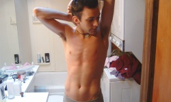 Bottom Boy William Isaacs In The Shower