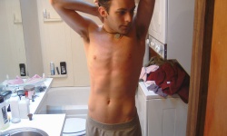 Bottom Boy William Isaacs In The Shower