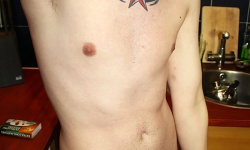 Inked Zacharry Star Jerks Out A Load