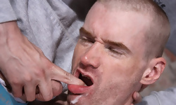 Head Shaved And Face Fucked