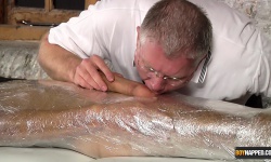 Wrapped Up And Wanked Off
