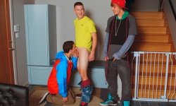 Adam Baer, Duncan Tyler and Conner Matthews