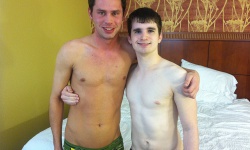 Adam Rhodes and Rocky Fitch in Greensboro