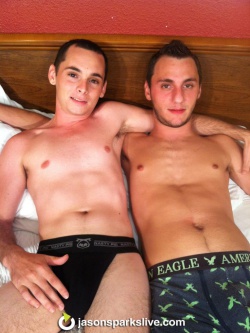 Lucas Slade and Tyler Page Bareback in Houston