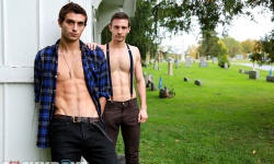 Dillon Rossi, Jake Steel, and Arnaud Chagall in The Haunting