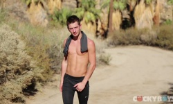 JD Phoenix Jerks Off in Public