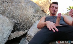 JD Phoenix Jerks Off in Public