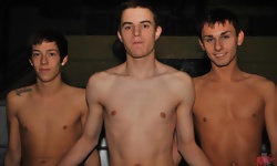 Chase Newport with Jacobey Londan and Luke Allen