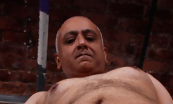 Daddy Chokes His Cock