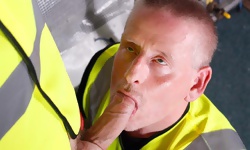 Daddy Sucks Cock On CCTV