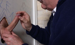 Silverdaddy Working Gloryhole Cock