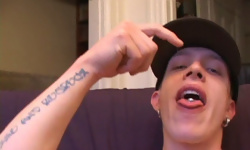 Shane Cums In His Own Mouth