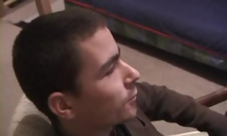 Sexy Staircase Jerk Off