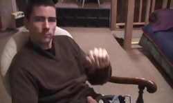 Sexy Staircase Jerk Off