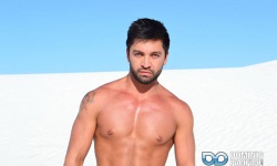 Jerking In The Sand With Dominic