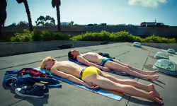 Rooftop Hotties