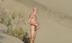 Straight Boy Shows Off His Big Cock