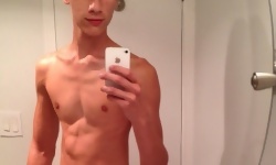 Straight Boy Shows Off His Big Cock