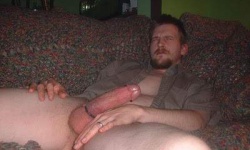 Stroking His Girthy Gift
