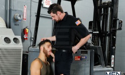 Tommy Defendi and Andrew Stark in Security Breach