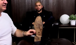Bearded Stud Tino Gets Foot Worshiped