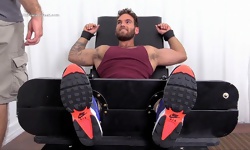 Muscle Cub Chase Tickled